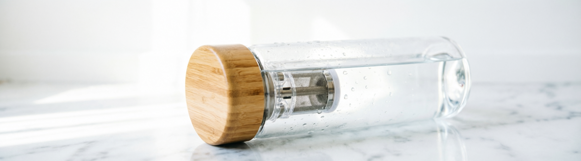 Filtered water bottle